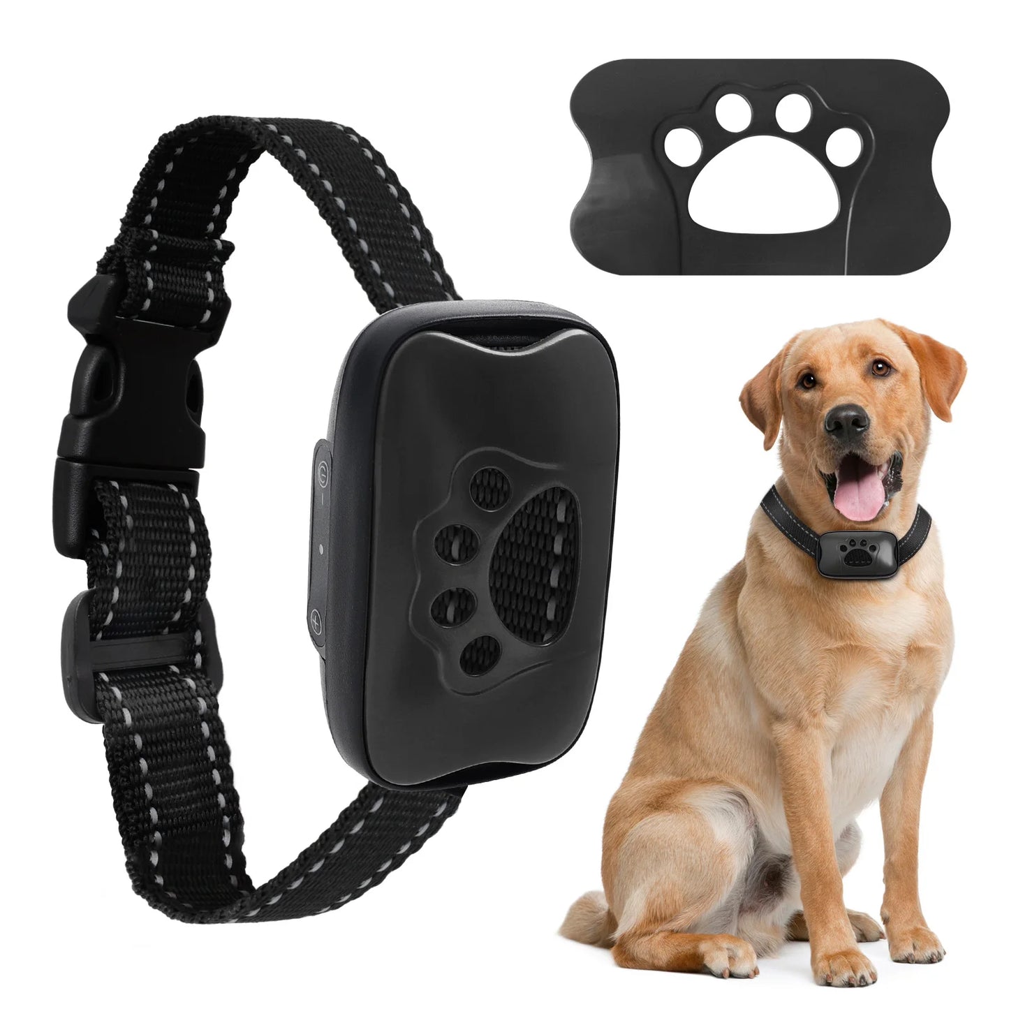 Rechargeable Ultrasonic Anti-Barking Training Collar for Dogs