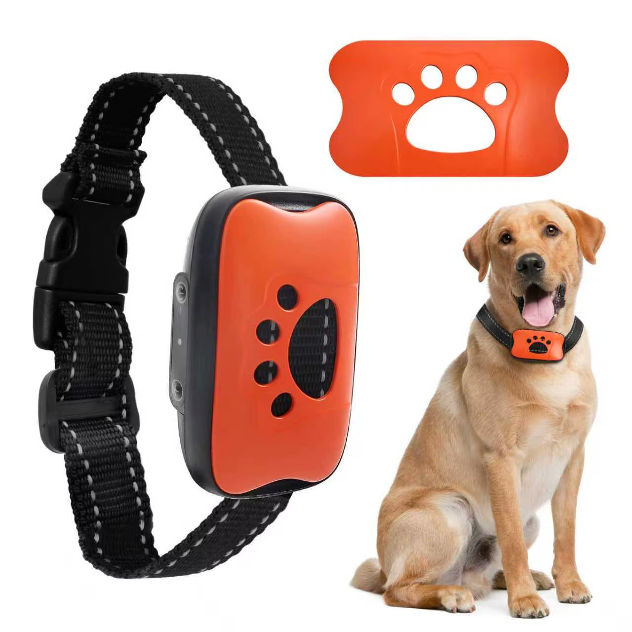 Rechargeable Ultrasonic Anti-Barking Training Collar for Dogs