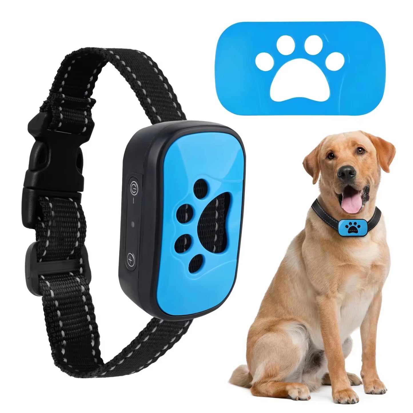 Rechargeable Ultrasonic Anti-Barking Training Collar for Dogs