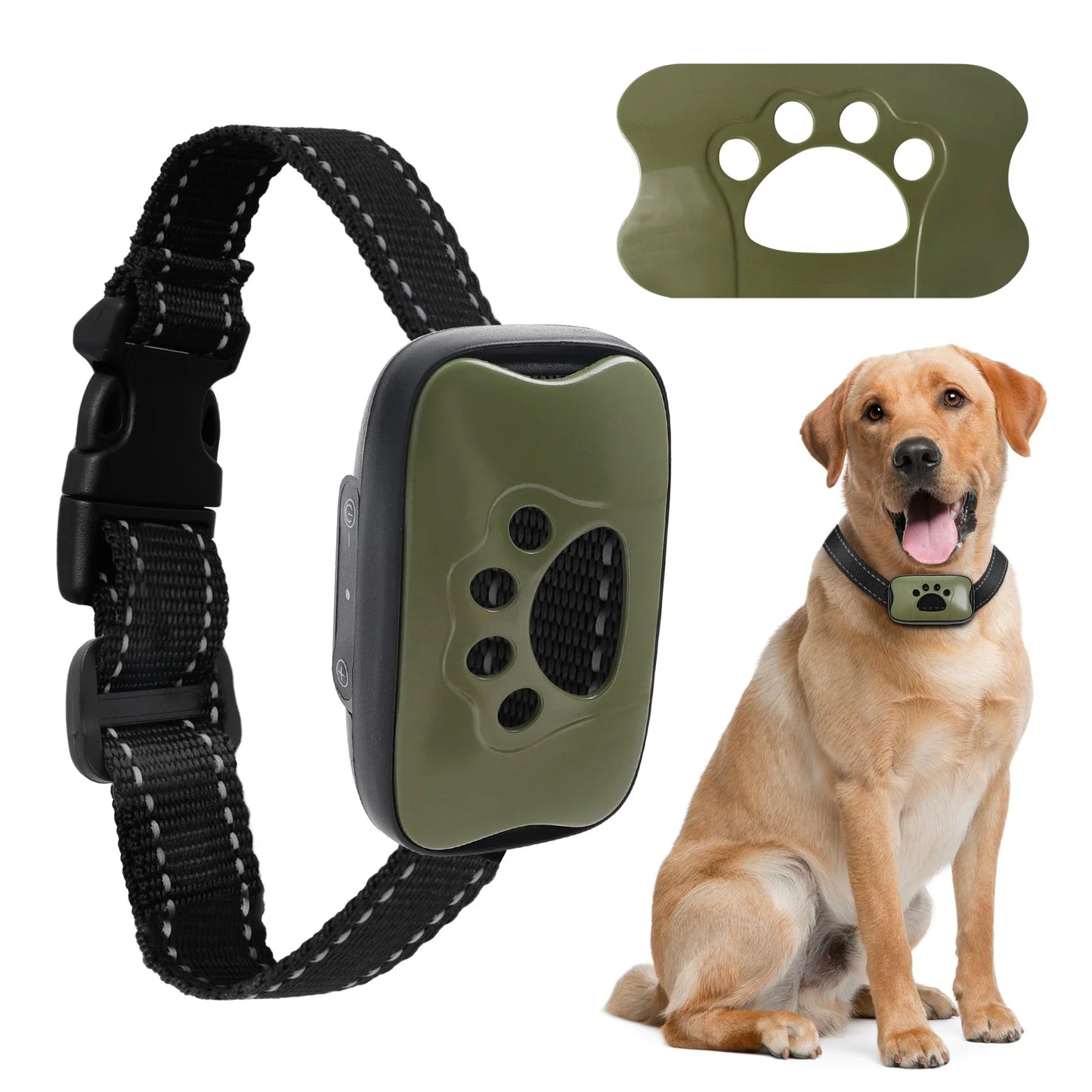 Rechargeable Ultrasonic Anti-Barking Training Collar for Dogs