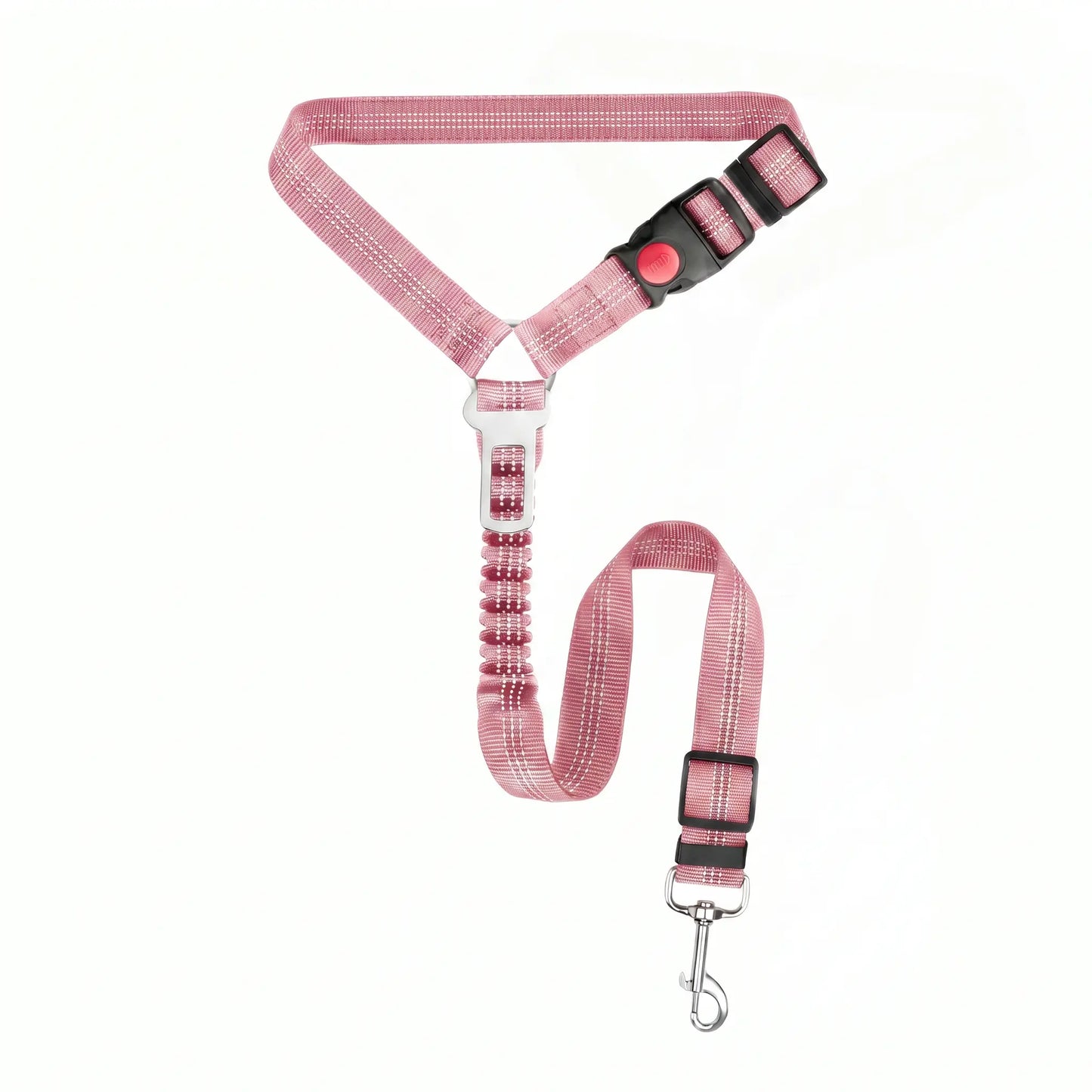 Multifunctional Dog Seat Belt Harness for Car, 3 in 1 Pet Dog Car Seatbelt Leash, Headrest Restraint for Pet Trips, Anti-Shock Seatbelt Connector for All Dog Sizes, High Quality & Adjustable & Convenient & Practical & Comfortable.