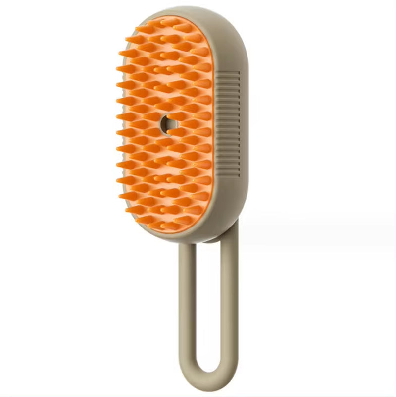  Pet Spray Comb for Cats and Dogs - One-Key Spray Hair Removal and Massage Brush