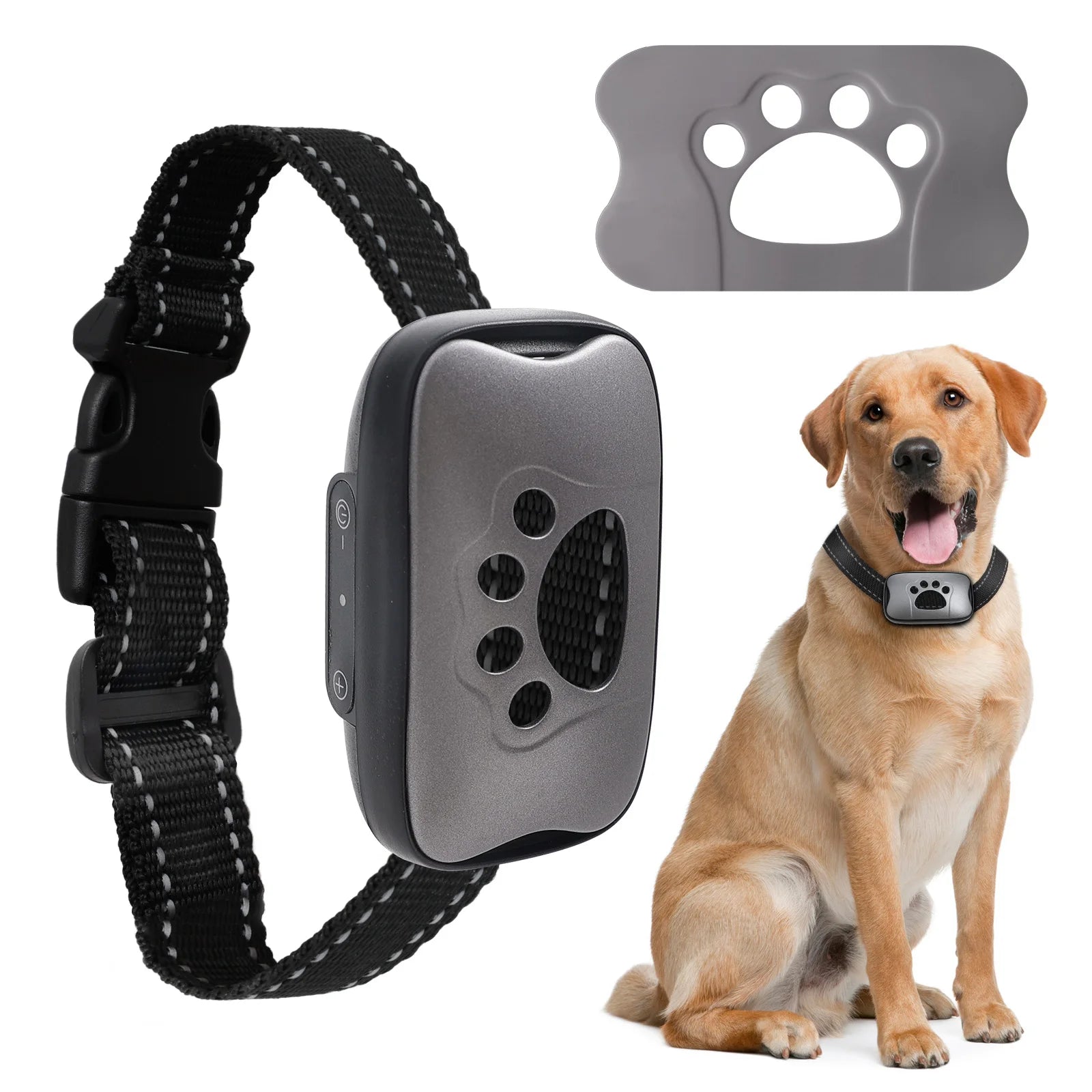 Rechargeable Ultrasonic Anti-Barking Training Collar for Dogs