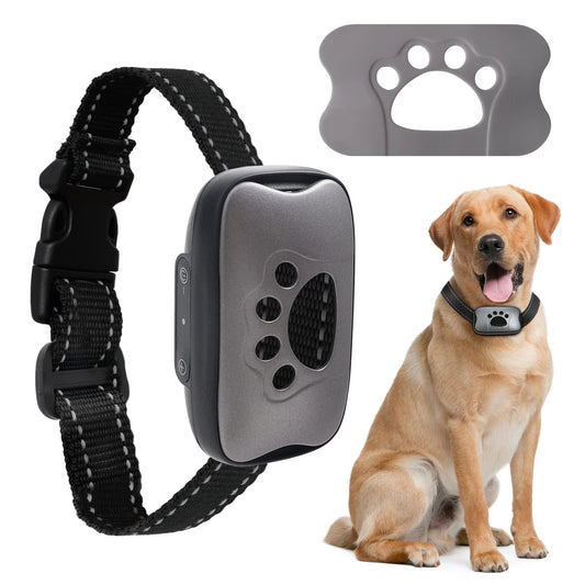 Rechargeable Ultrasonic Anti-Barking Training Collar for Dogs