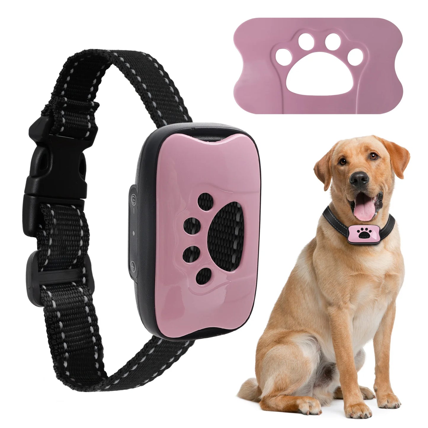 Rechargeable Ultrasonic Anti-Barking Training Collar for Dogs