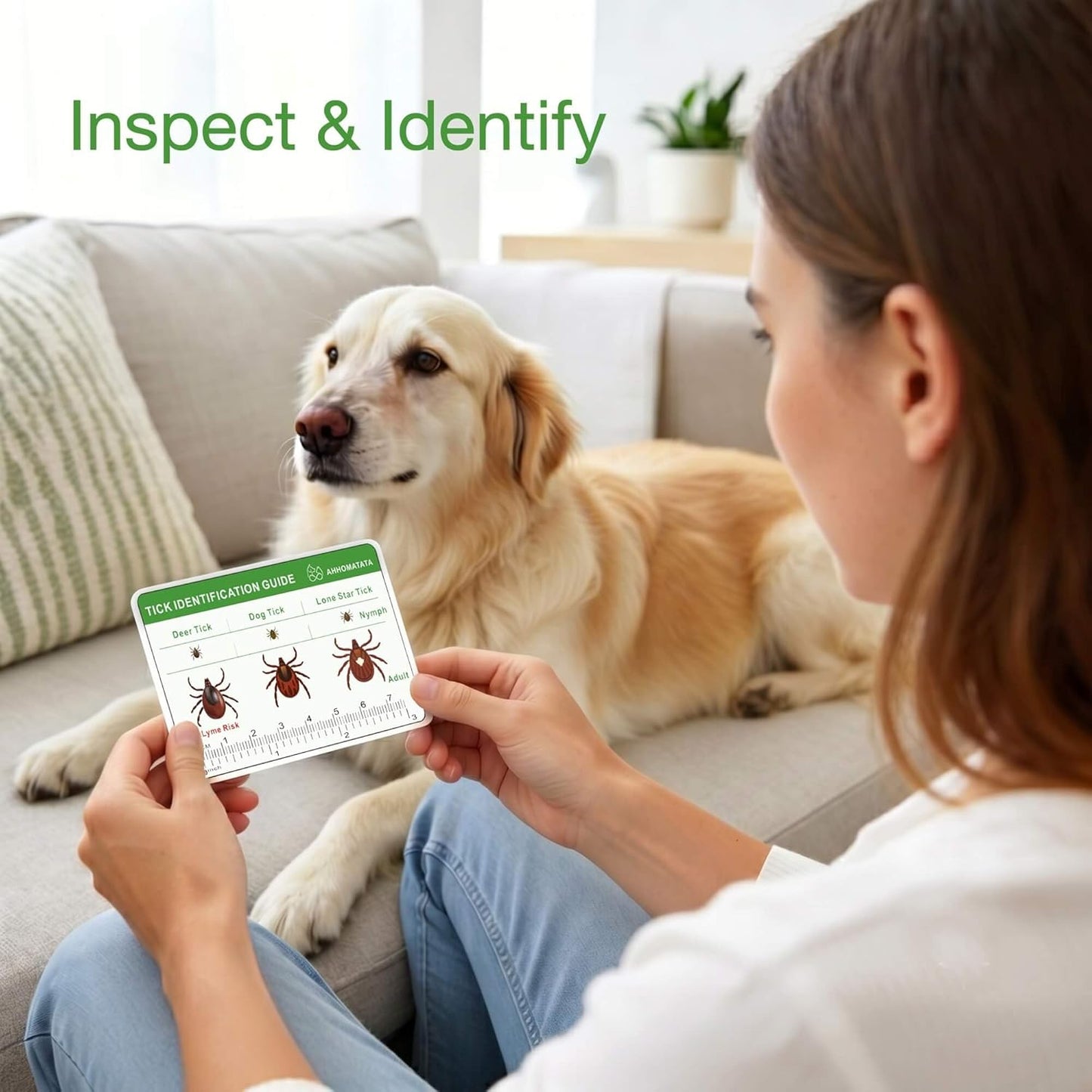 Tick Removal Tool & Twister Kit for Dogs, Cats & Humans, 4-Pack Portable Tick Remover Spoon & Puller Set with ID Card - First Aid Pet Tick Hook Picker for Camping, Hiking & Outdoors