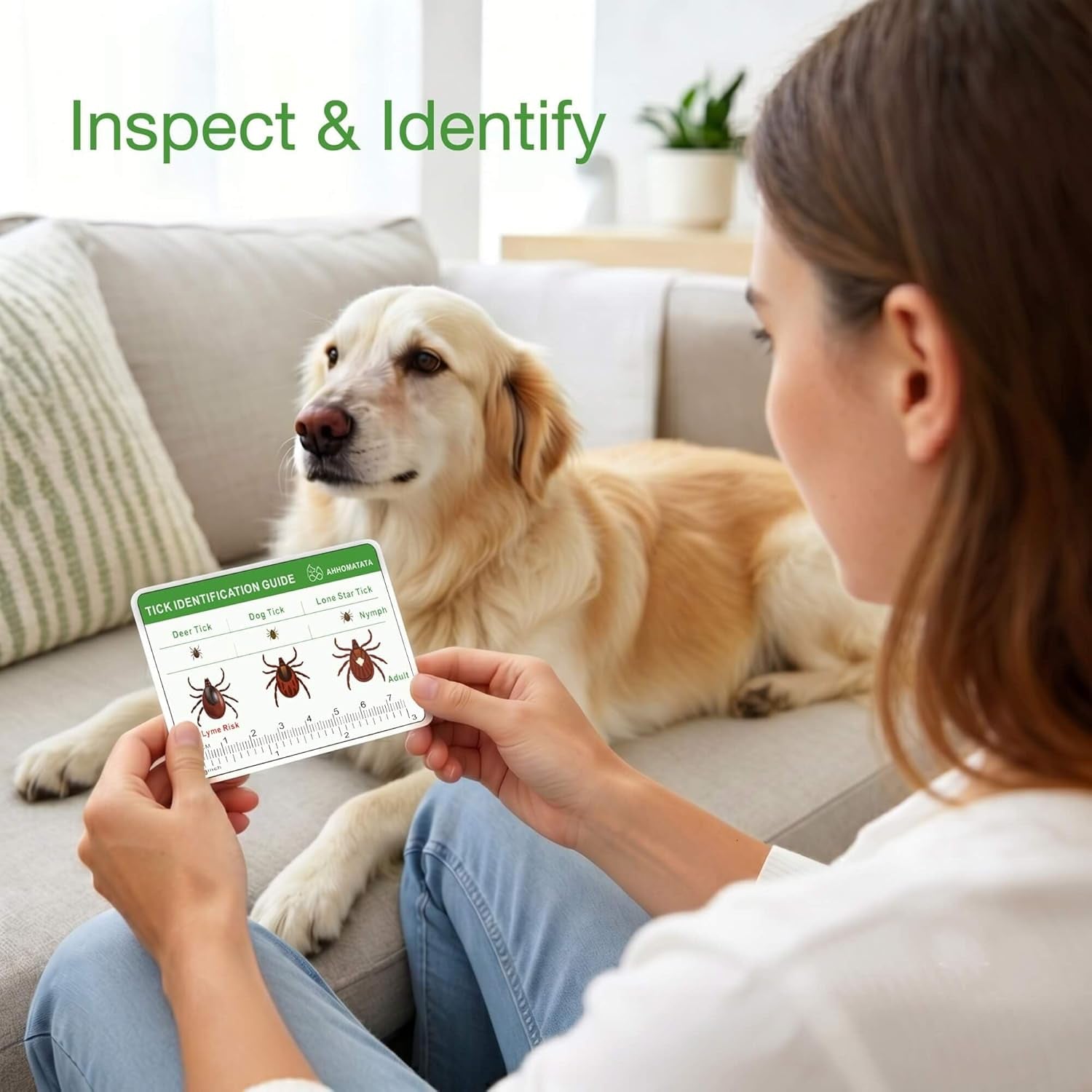 Tick Removal Tool & Twister Kit for Dogs, Cats & Humans, 4-Pack Portable Tick Remover Spoon & Puller Set with ID Card - First Aid Pet Tick Hook Picker for Camping, Hiking & Outdoors