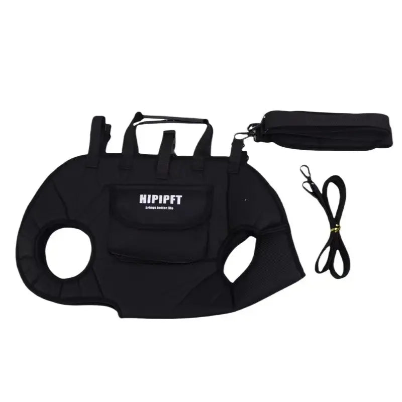Portable Pet Carrier, Breathable Outdoor Travel Bag for Dog and Cat, Adjustable Shoulder Strap, Lightweight Travel Gear, Brown / Black